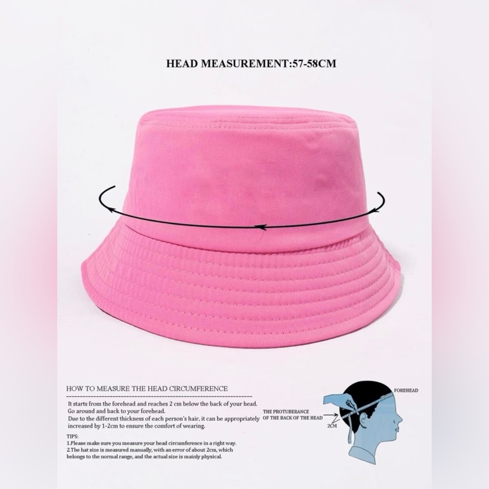 Bucket hat Pink - Picture 2 of 2